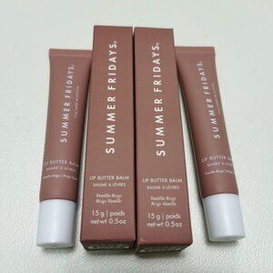 2pc ( Vanilla Beig) Summer Fridays Lip Butter Balm Conditioning Lip New With box